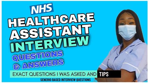 Healthcare assistant roles are diverse, fast-paced, and give you a front row seat to some of the most interesting clinical cases within hospital or community clinic settings. . Interview for health care assistant nhs